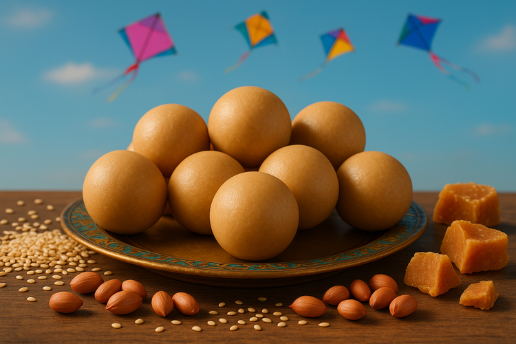 Keep as it is remove til on ladoo 