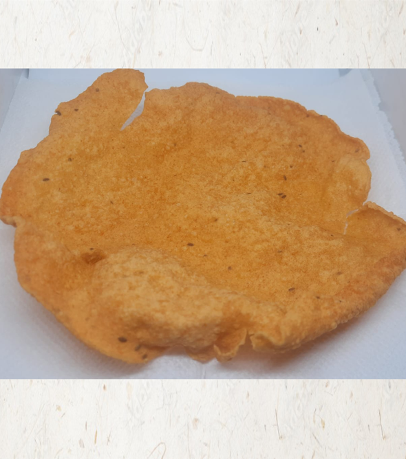 Batata (Potato) Red Chilly Papad